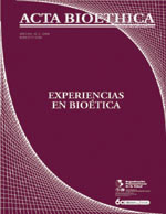 							Ver Vol. 14 Núm. 2 (2008): Experiencias en bioética
						