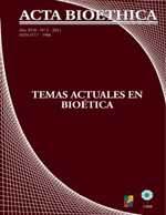 							Visualizar v. 17 n. 2 (2011): Temas actuales en bioética
						